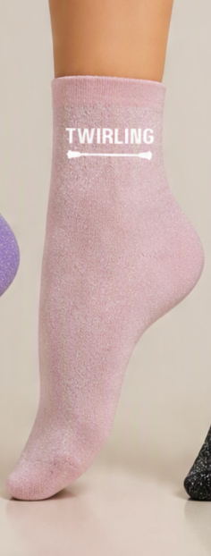 Chaussettes a paillettes TWIRLING