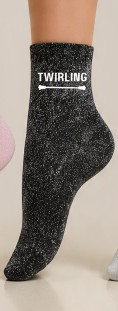 Chaussettes a paillettes TWIRLING