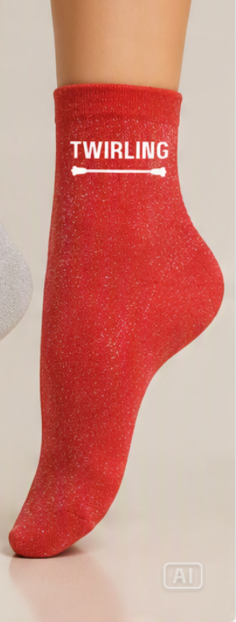 Chaussettes a paillettes TWIRLING