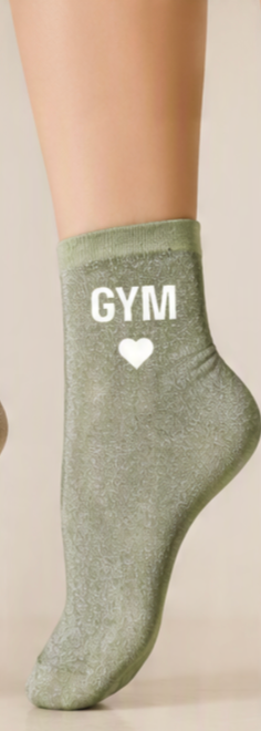 Chaussettes a paillettes GYM COEUR