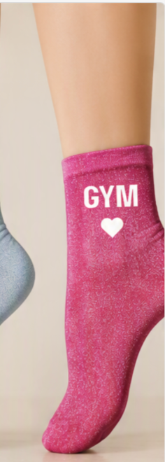 Chaussettes a paillettes GYM COEUR