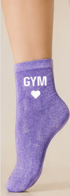 Chaussettes a paillettes GYM COEUR