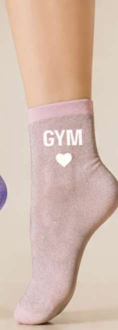 Chaussettes a paillettes GYM COEUR