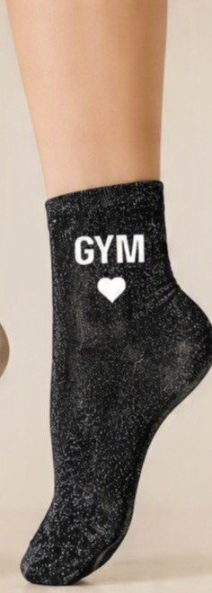 Chaussettes a paillettes GYM COEUR