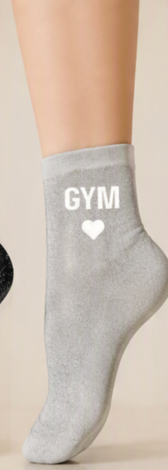Chaussettes a paillettes GYM COEUR