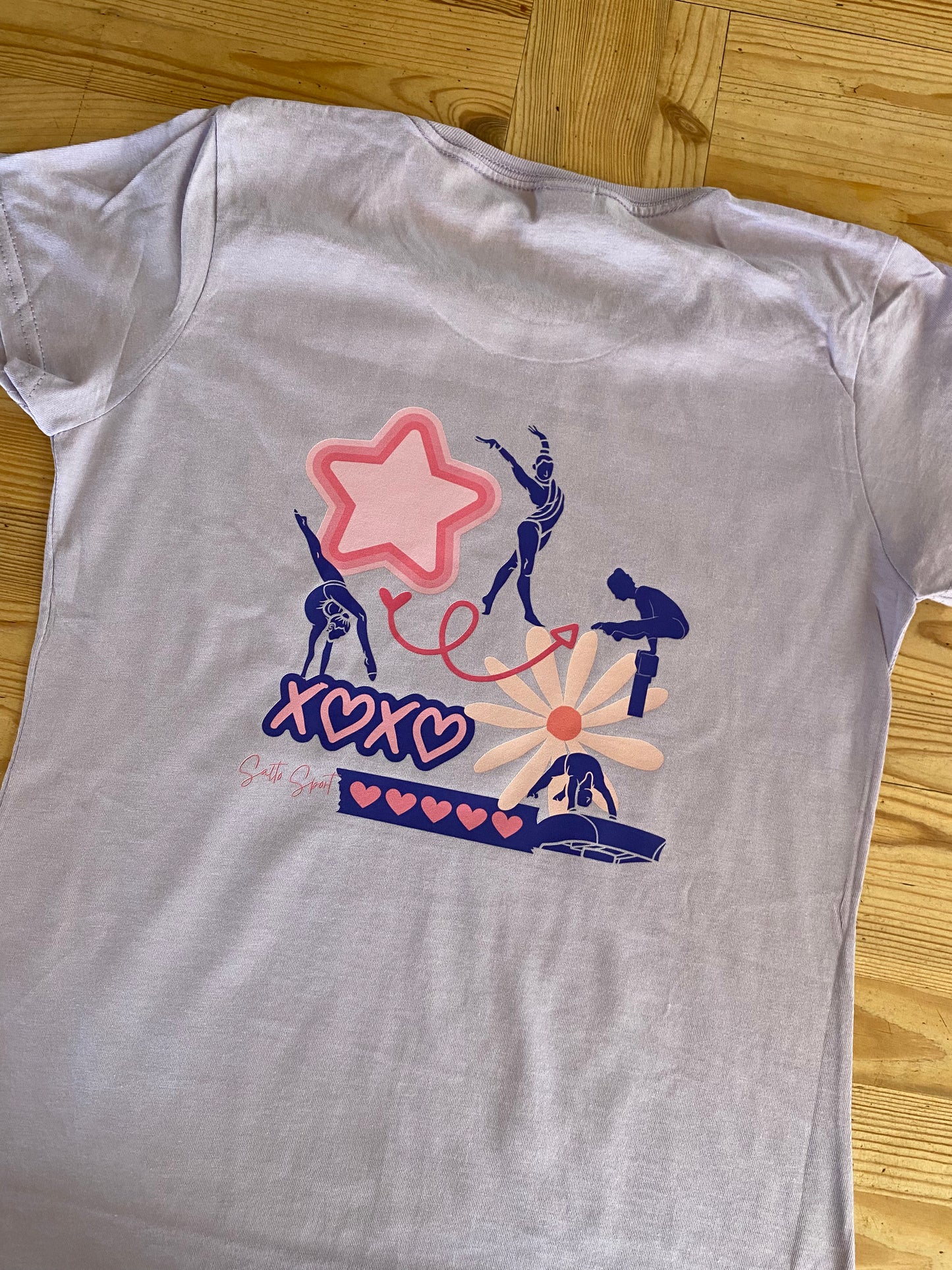 T shirt  GYM XOXO Lilas