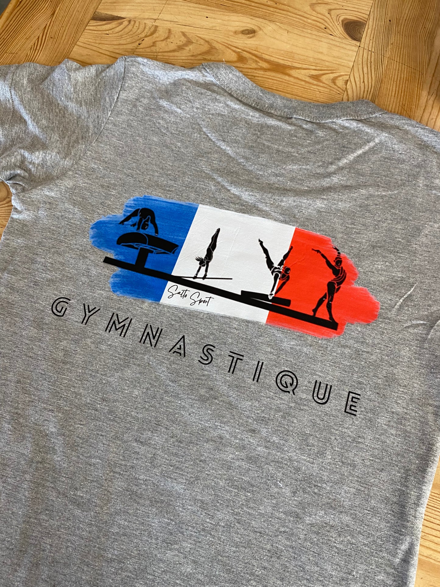 T shirt tricolore FRANCE gym