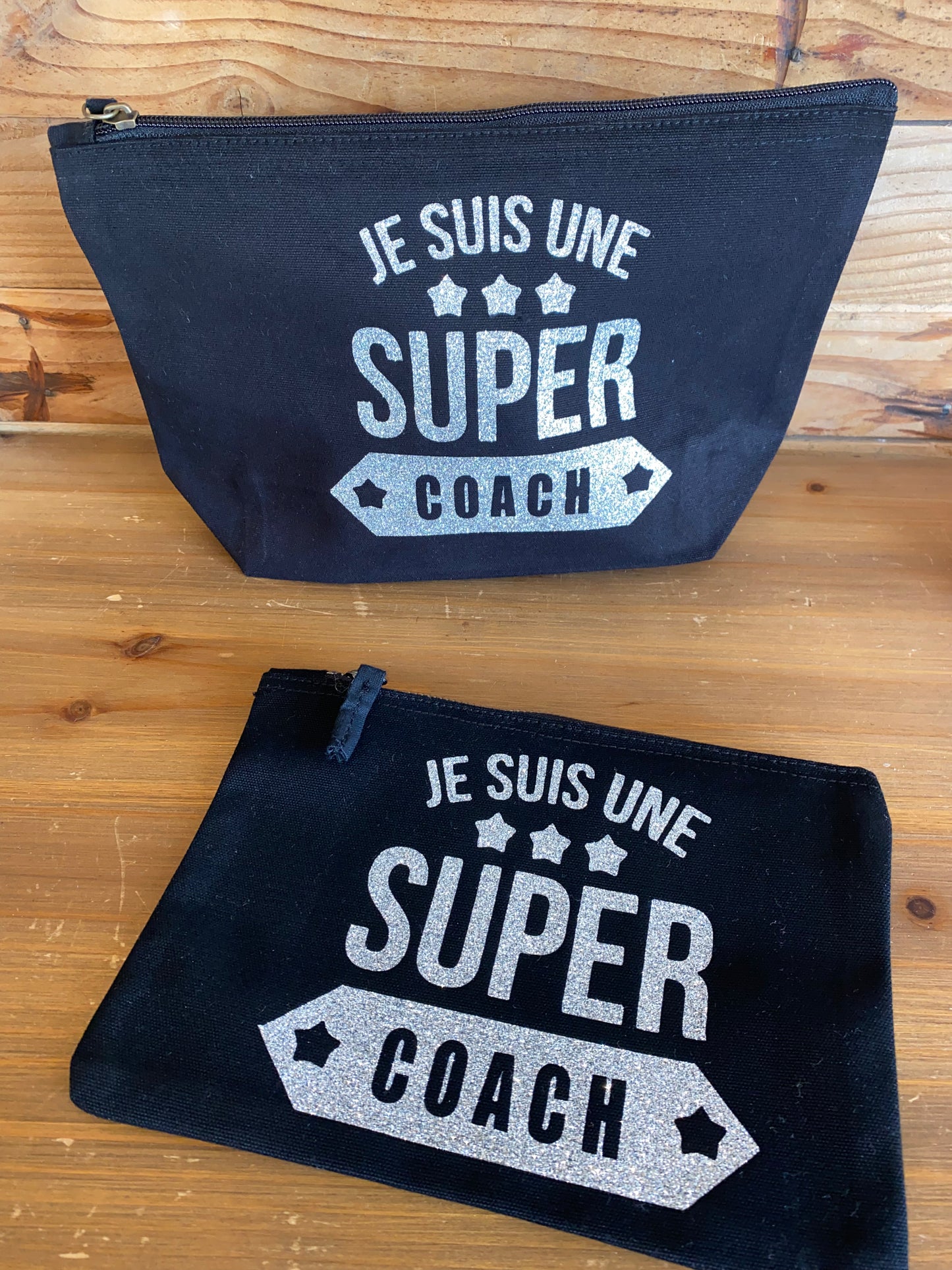 Trousse et pochette COACH idée cadeau, plusieurs coloris à paillettes
