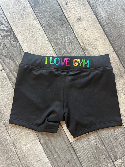 Short GYM I LOVE GYM enfant