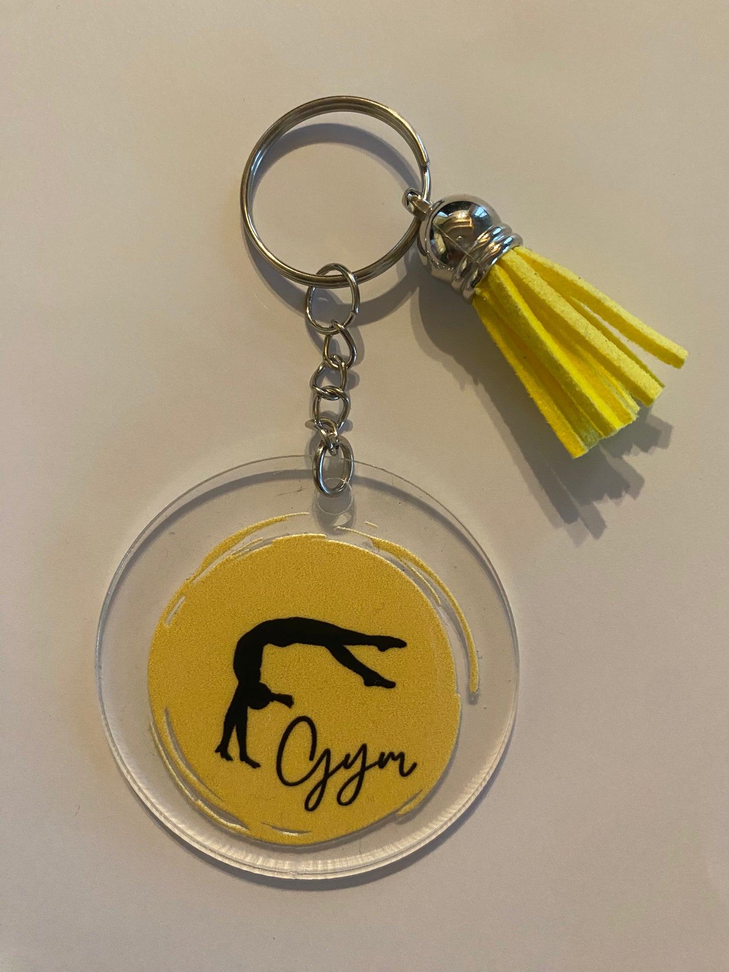 Porte clé ou déco de sac GYM