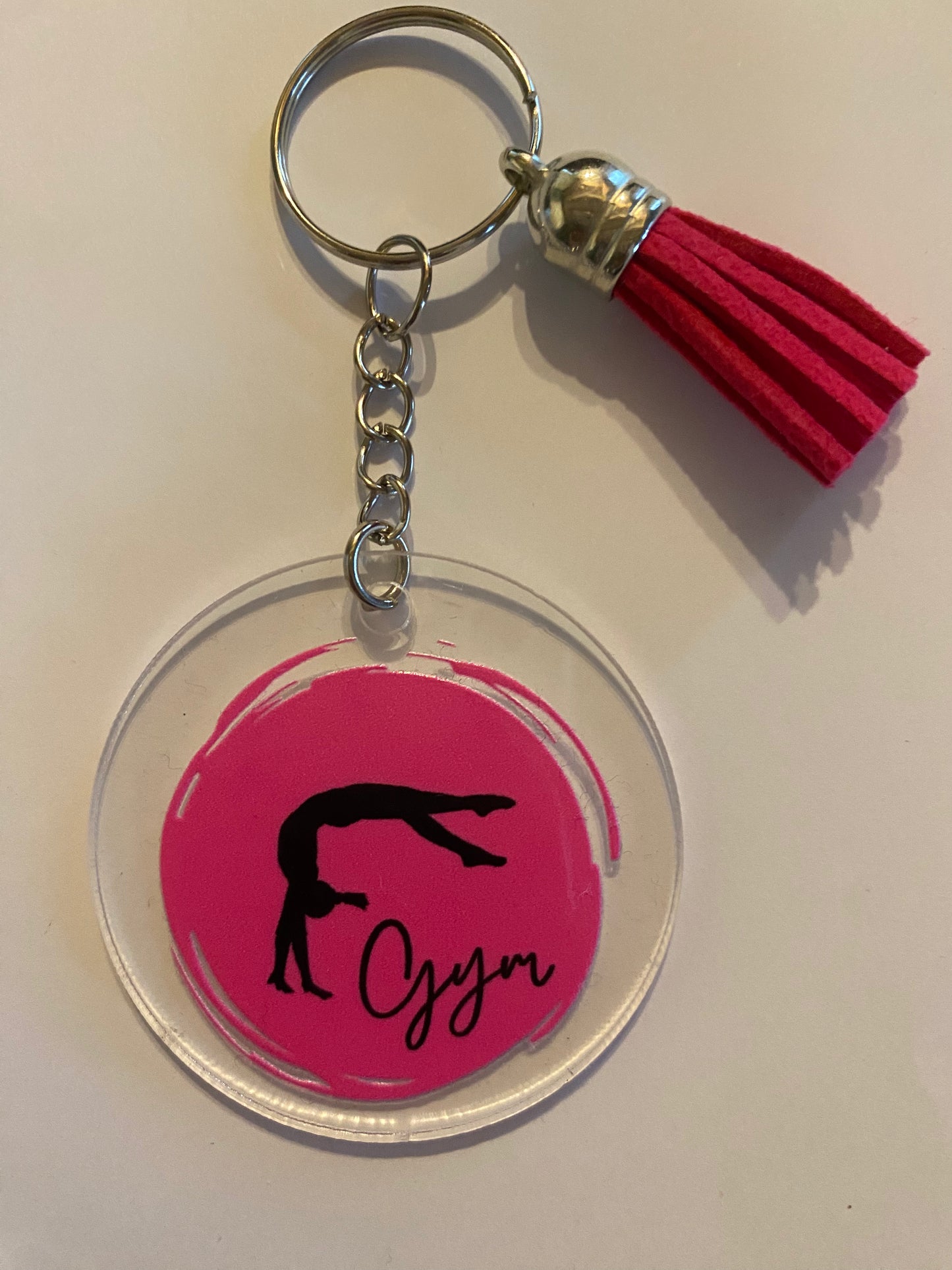 Porte clé ou déco de sac GYM