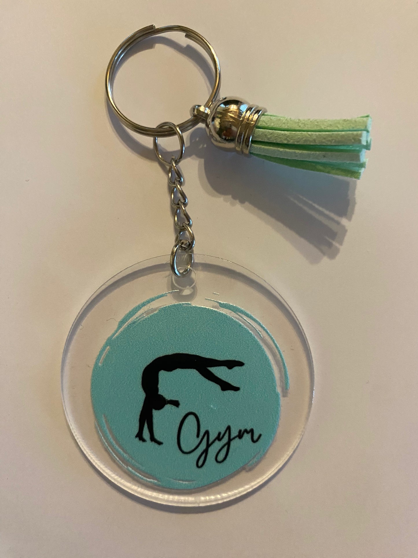 Porte clé ou déco de sac GYM