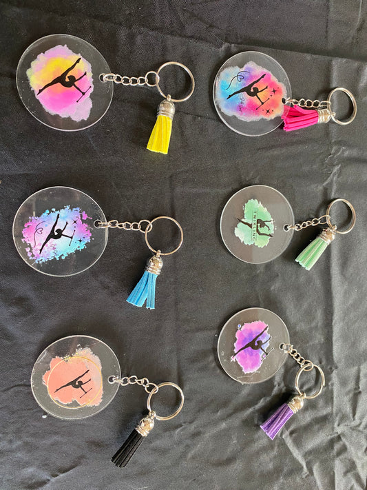 Porte clé ou déco de sac  TWIRLING