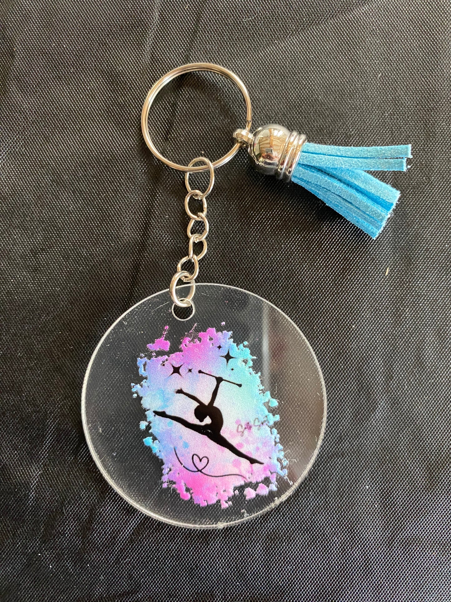 Porte clé ou déco de sac  TWIRLING
