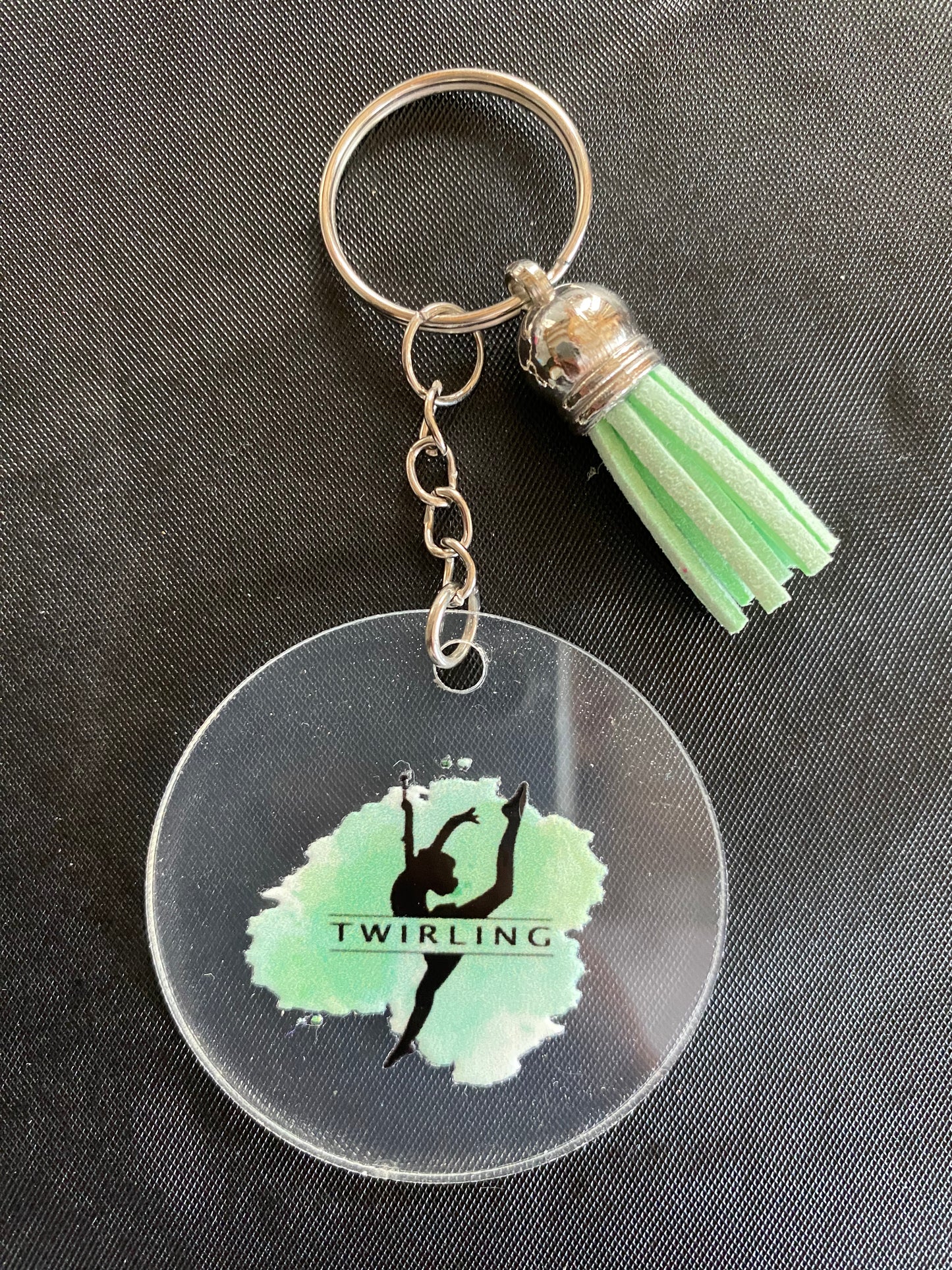 Porte clé ou déco de sac  TWIRLING