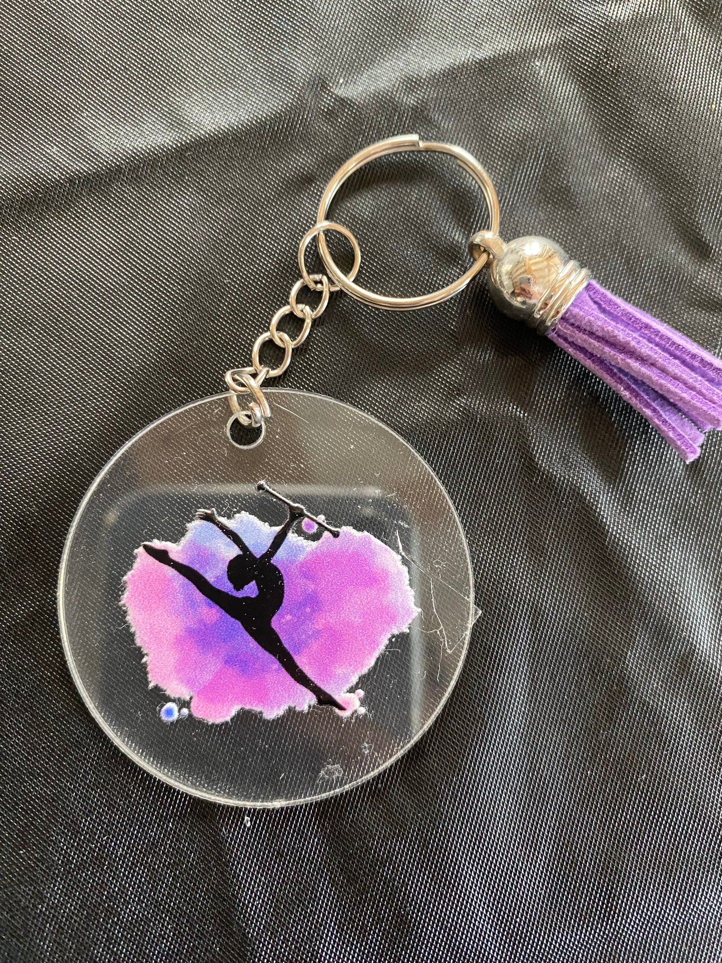 Porte clé ou déco de sac  TWIRLING
