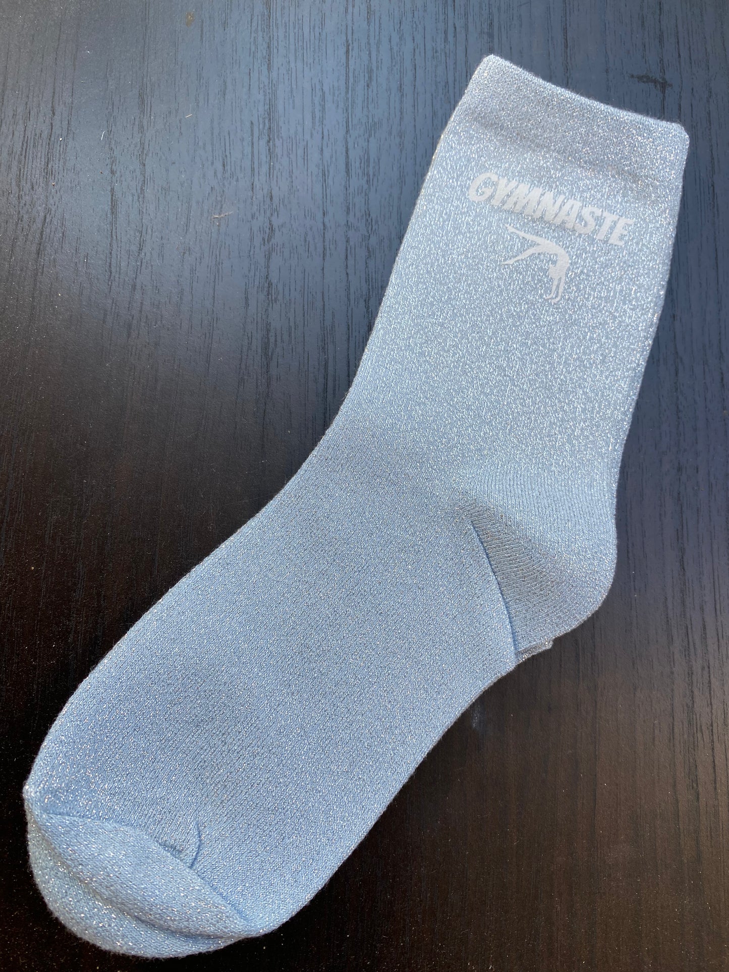 Chaussettes à paillettes message GYM