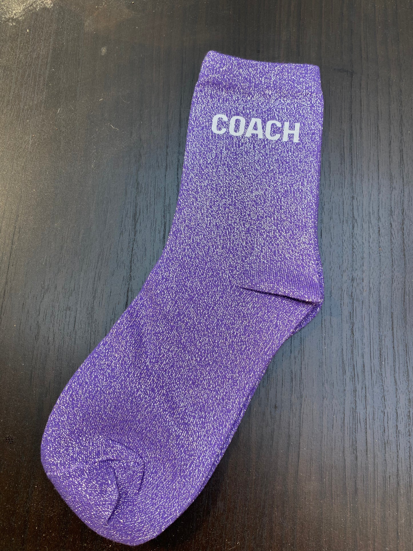 Chaussettes à paillettes message GYM
