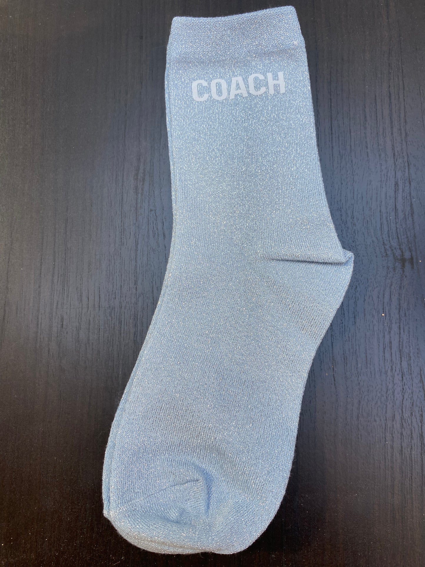 Chaussettes à paillettes message GYM