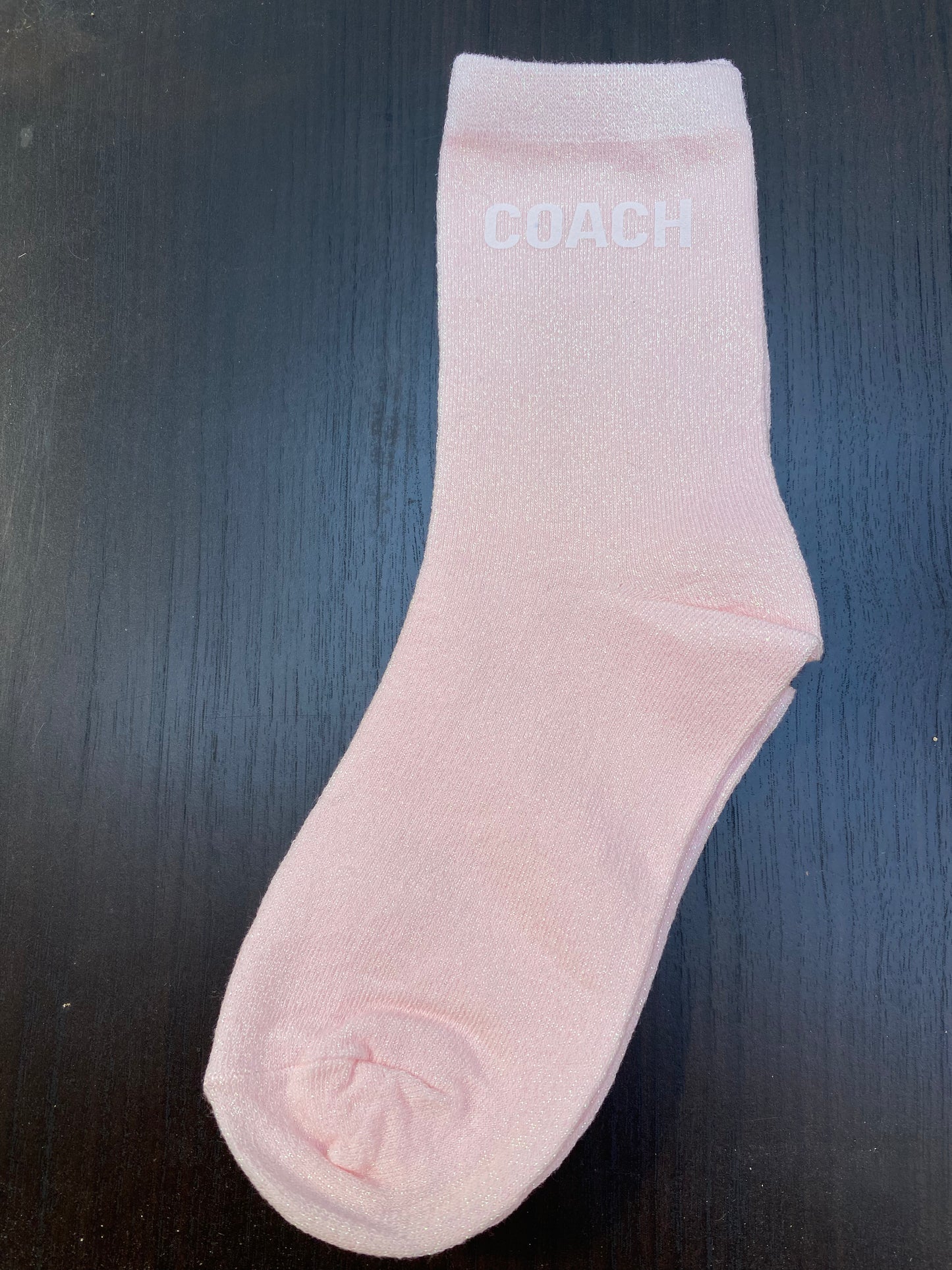Chaussettes à paillettes message GYM