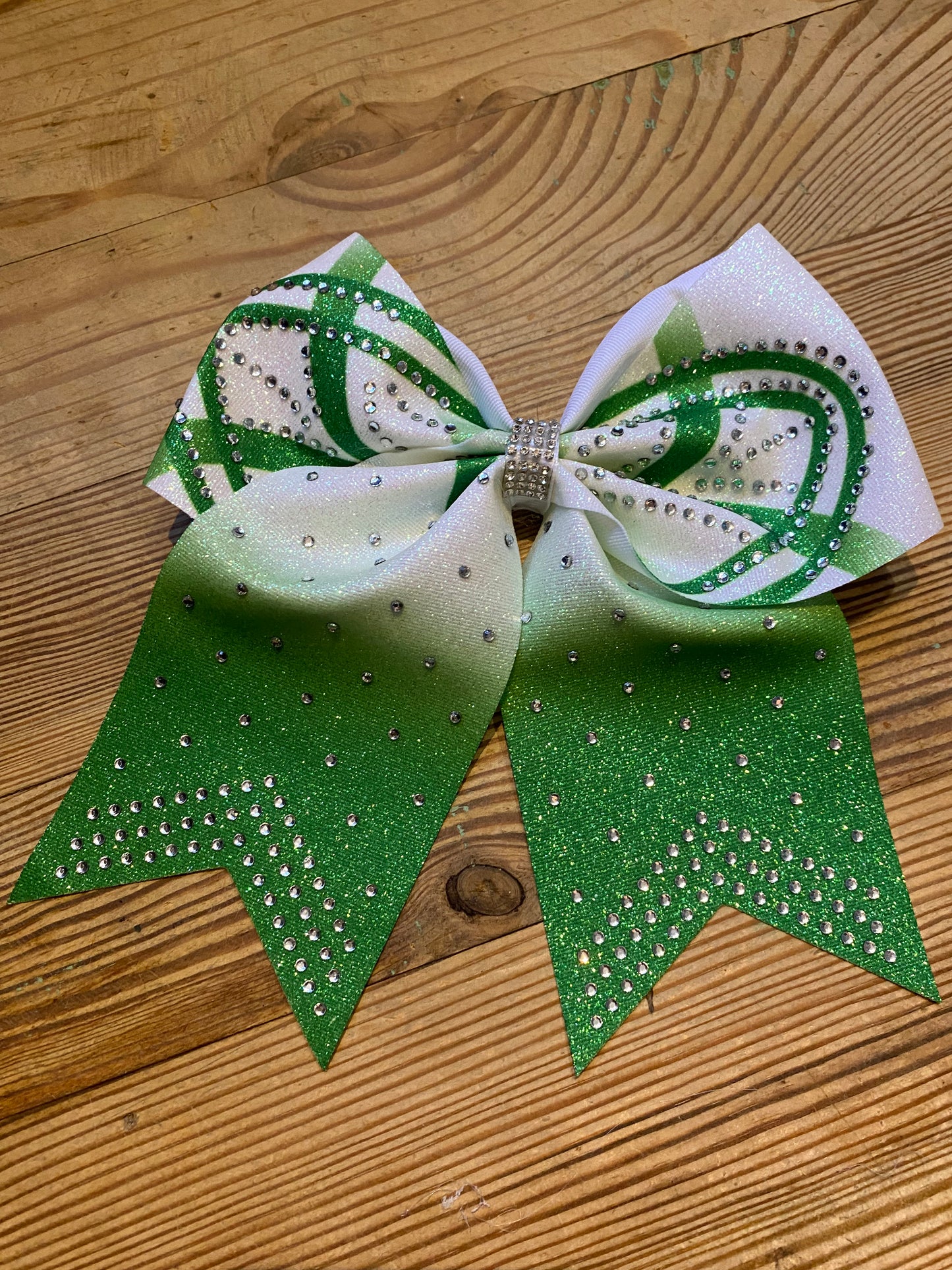 Gros noeud chouchou STRASS pour cheerleader, Twirling