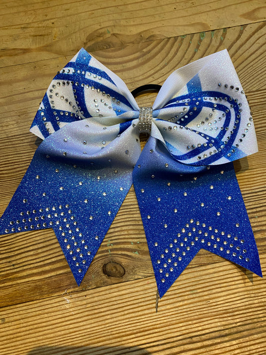 Gros noeud chouchou STRASS pour cheerleader, Twirling