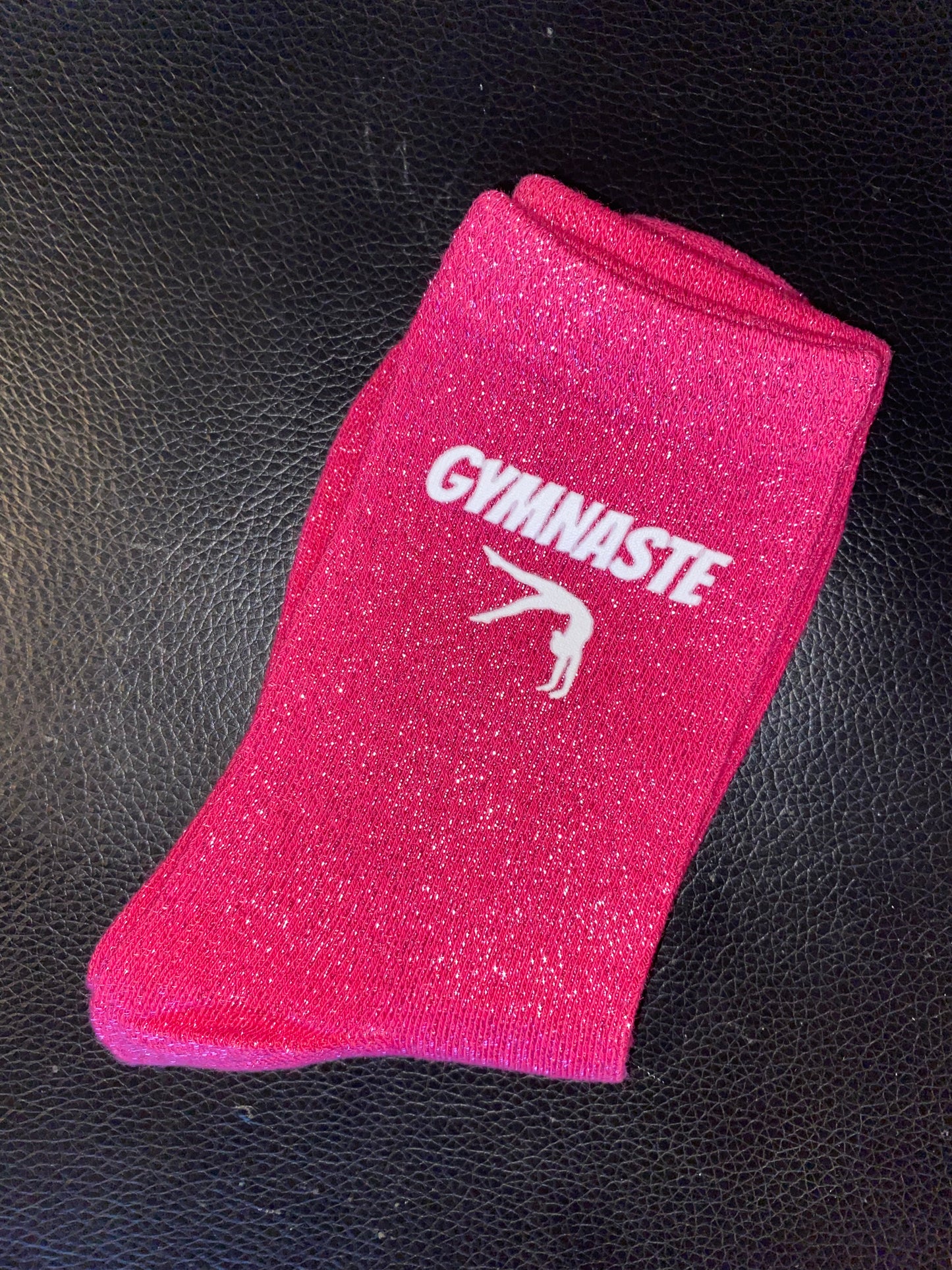 Chaussettes a paillettes GYM, GYMNASTE plusieurs modèles coloris au choix