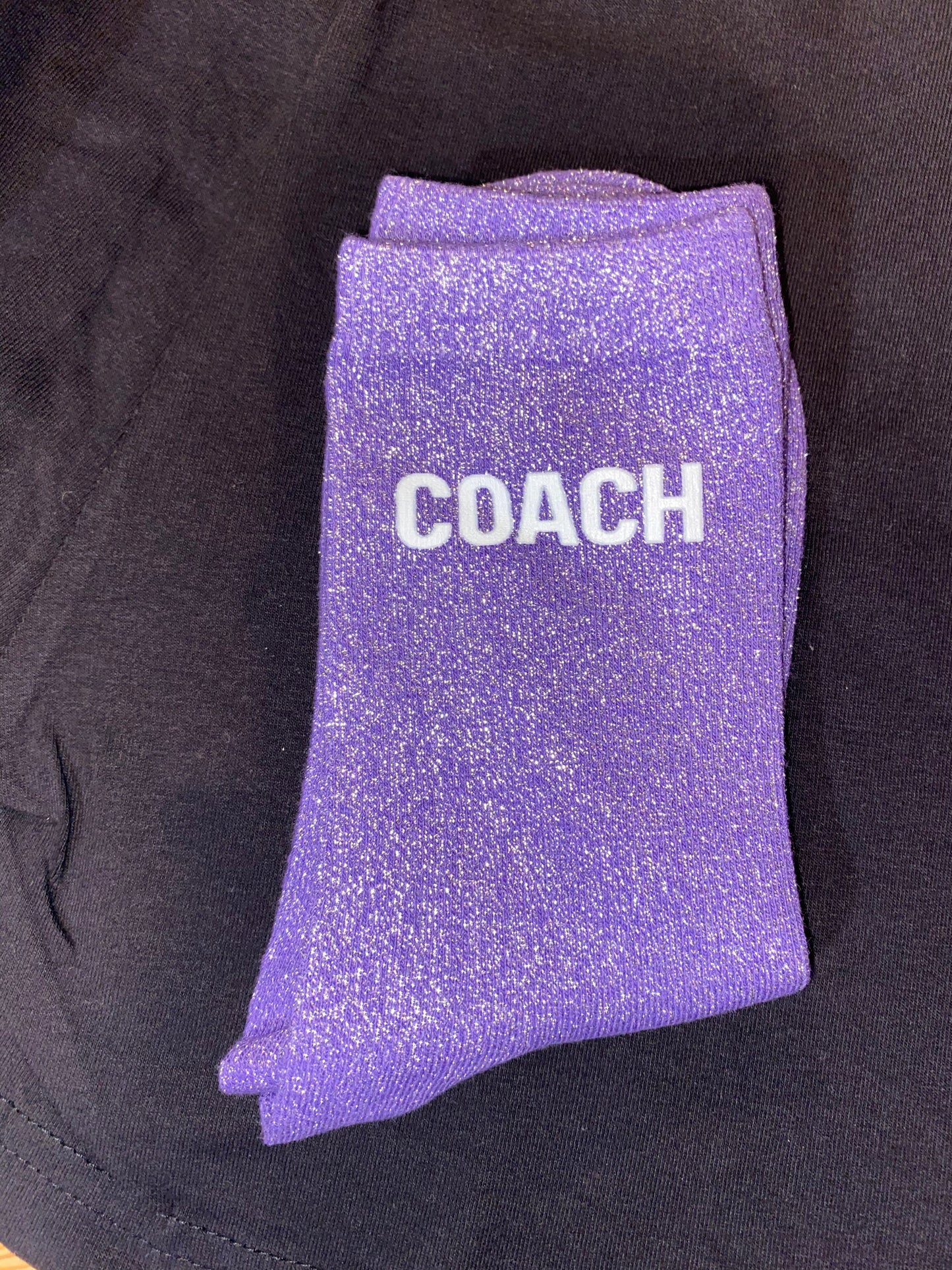Chaussettes à paillettes COACH