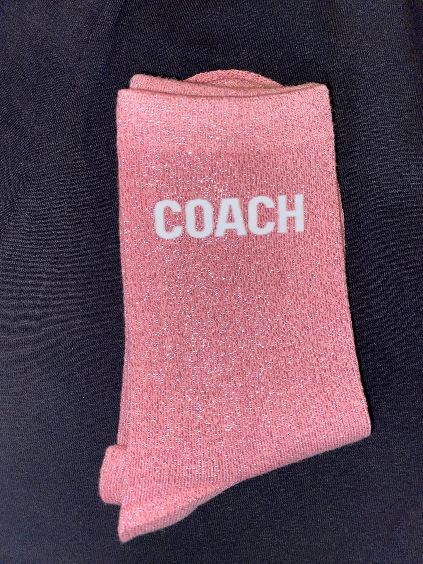 Chaussettes à paillettes COACH