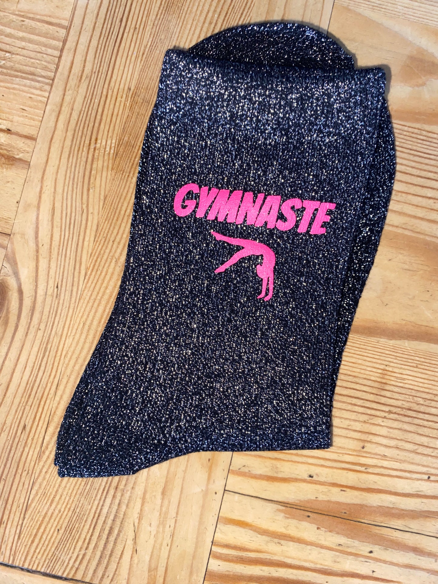 Chaussettes a paillettes GYM, GYMNASTE plusieurs modèles coloris au choix