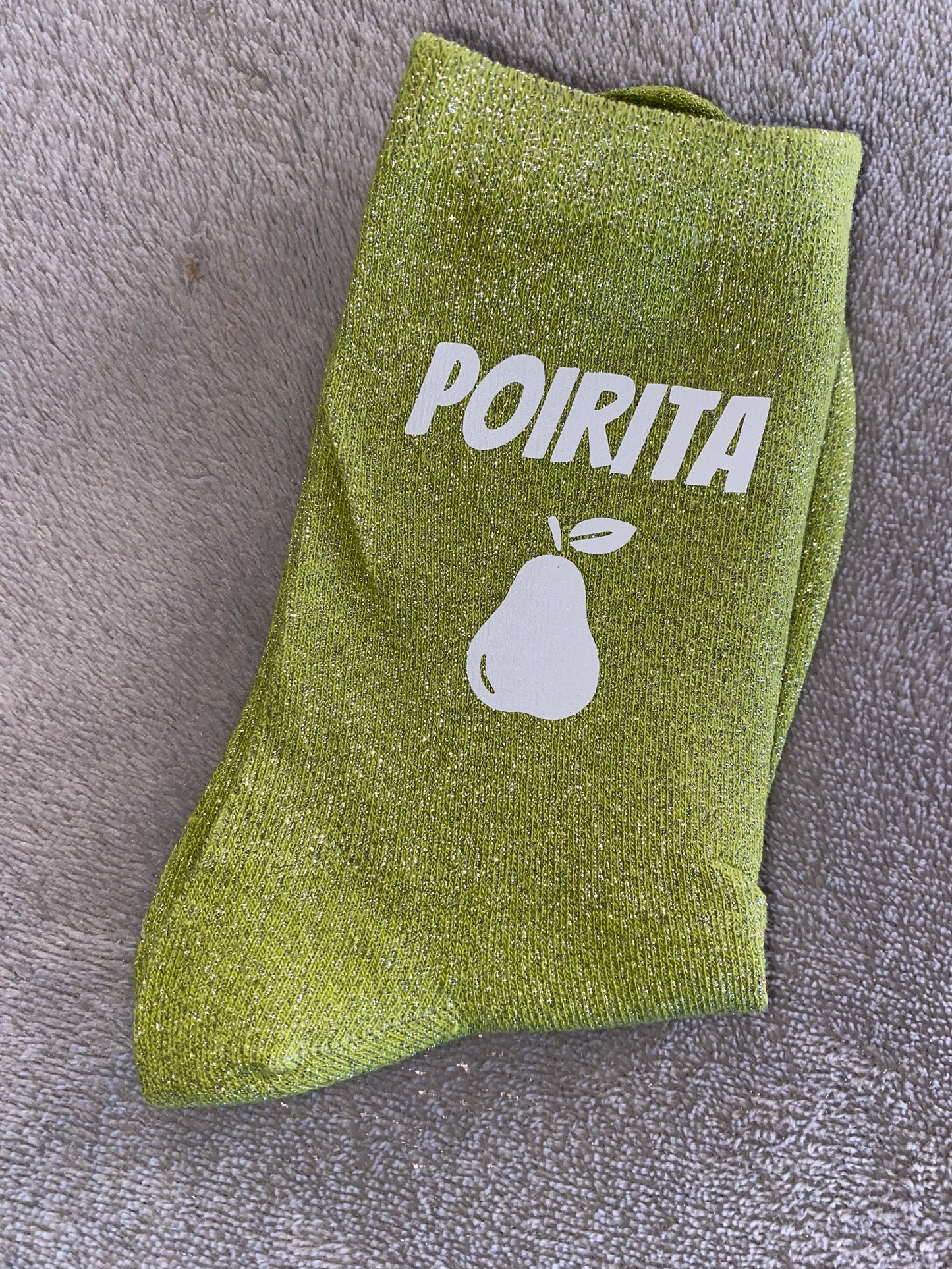 Chaussettes a paillettes SKIBIDI TENTAFRUIT ;-)