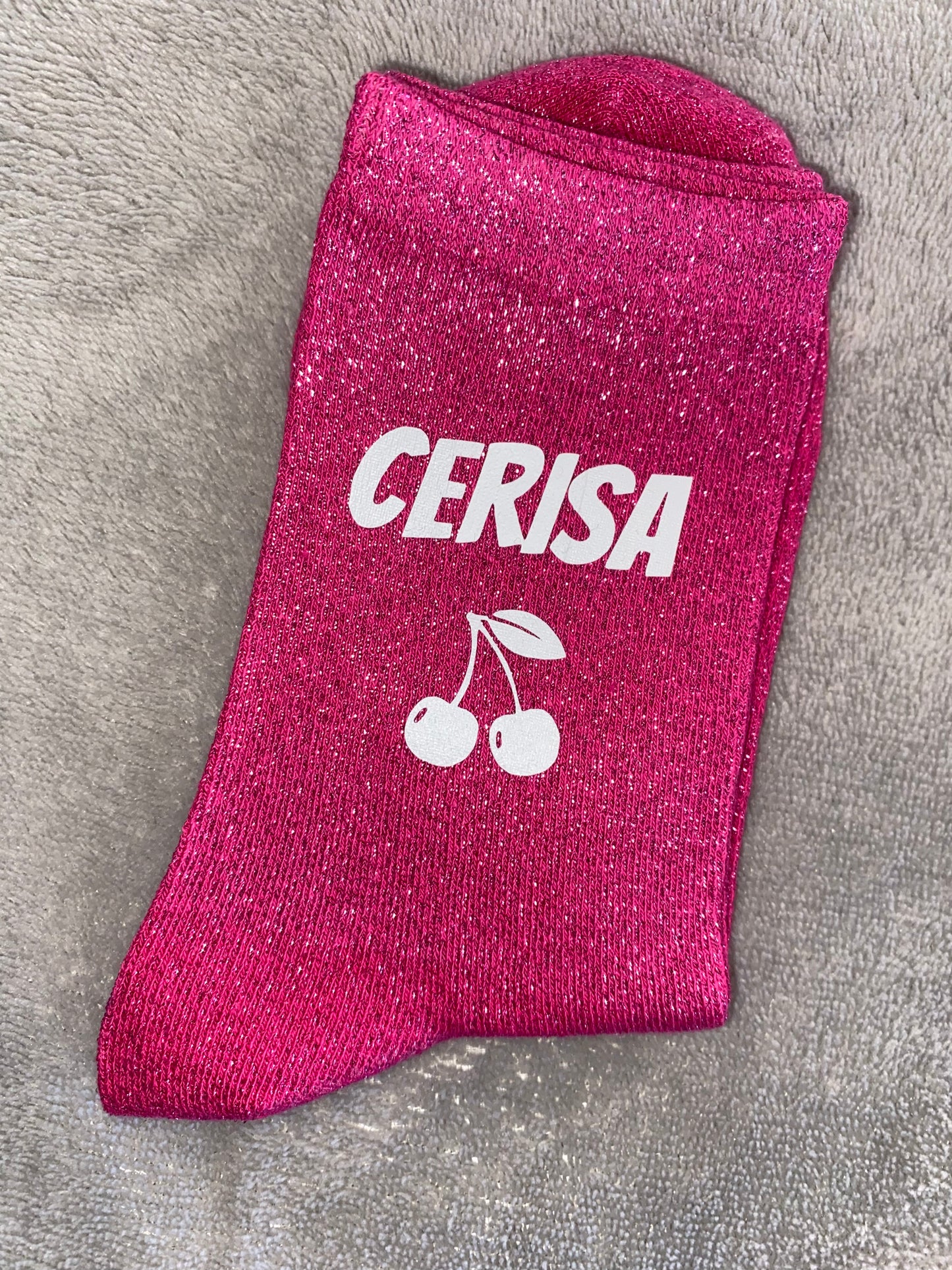 Chaussettes a paillettes SKIBIDI TENTAFRUIT ;-)